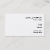 Cute Waterverf Moeder Lons & Cub Visitekaartje (Achterkant)