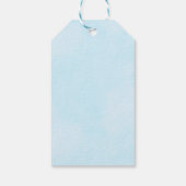 Cute Waterverf Moeder Lons en Baby shower Kutten Cadeaulabel (Achterkant)