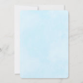 Cute Waterverf Moeder Lons en Baby shower Kutten Save The Date (Achterkant)