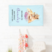 Cute Waterverf Moeder Lons en Baby shower Kutten Spandoek (Insitu)