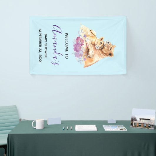 Cute Waterverf Moeder Lons en Baby shower Kutten Spandoek (Beurs)