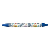Cute Waterverf Ocean Animals Patroon Zwarte Inkt Pen (Voorkant)