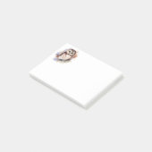 Cute Waterverf Owl Bird Natuur art Post-it® Notes (Schuin)