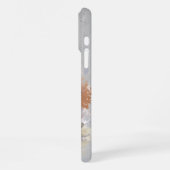 Cute Waterverf Owl Bird Willife Art iPhone Hoesje (Linkerkant)