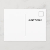Cute Waterverf Paasbunny Briefkaart (Achterkant)