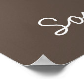 Cute waterverf paddenstoel poster (Hoek)