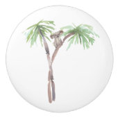 Cute Waterverf Palm Tree Koala Beer Ceramic Knob. Keramische Knop (Voorkant)