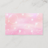 Cute Waterverf Pet Dog Grooming Service Visitekaartje (Achterkant)