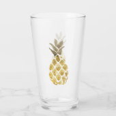 Cute Waterverf Pineappel Glas (Achterkant)