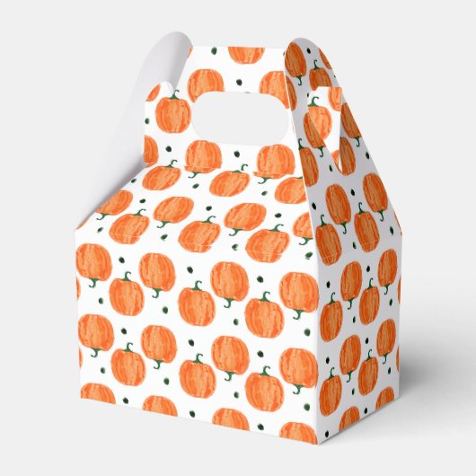 Cute Waterverf Pumpkin Favor Box Bedankdoosjes (Achterkant)