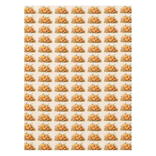 Cute Waterverf Pumpkins Thanksgiving Tafelkleed (Voorkant)