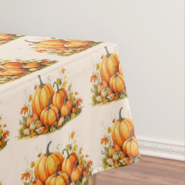 Cute Waterverf Pumpkins Thanksgiving Tafelkleed