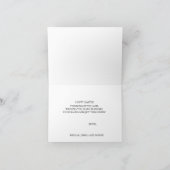 Cute Waterverf Rabbit Bunny Afbeelding Easter Flor Bedankkaart (Binnen)