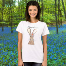 Cute Waterverf Rabbit Bunny Hare Easter Floral