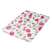 Cute waterverf red cherries patroon badmat (Gekanteld)