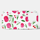 Cute waterverf red cherries patroon Case-Mate iPhone case (Achterkant (horizontaal))