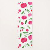 Cute waterverf red cherries patroon yogamat (Voorkant)