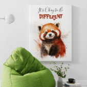 Cute Waterverf Red panda Nursery Motivation Poster