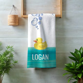 Cute Waterverf Rubber Duck Bathtub Bubble Bath Bad Handdoek