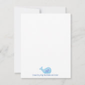 Cute Waterverf Seasons Greeting Note Card Notitiekaartje (Achterkant)