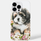 CUTE WATERVERF SHIH TZU PUPPY DOG Case-Mate iPhone CASE (Achterkant)