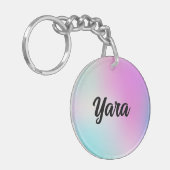 Cute Waterverf Sleutelhanger (Voorkant Links)