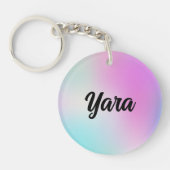 Cute Waterverf Sleutelhanger (Voorkant)