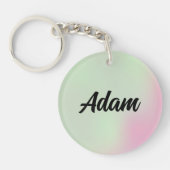 Cute Waterverf Sleutelhanger (Voorkant)