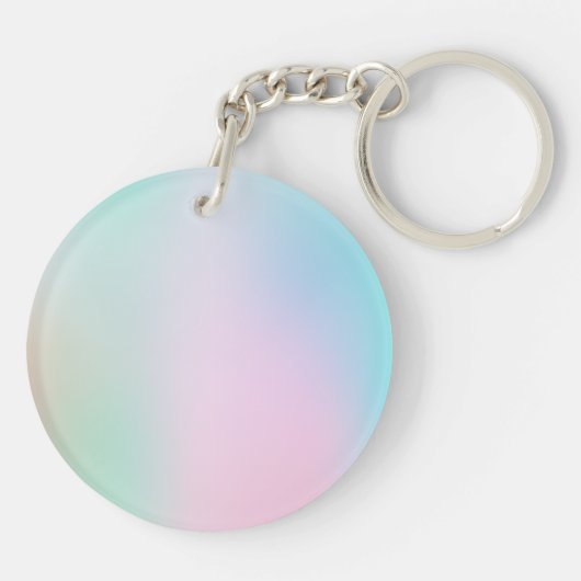 Cute Waterverf Sleutelhanger (Achterkant)