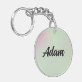 Cute Waterverf Sleutelhanger (Voorkant Links)