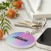 Cute Waterverf Sleutelhanger (Voorkant Rechts)