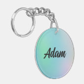 Cute Waterverf Sleutelhanger (Voorkant Links)