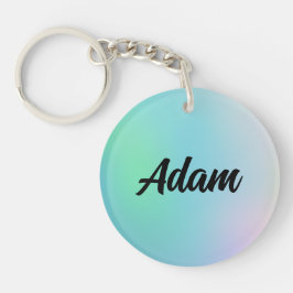 Cute Waterverf Sleutelhanger