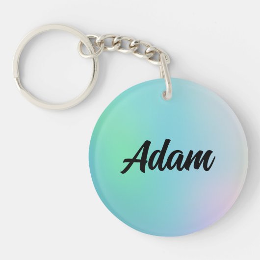 Cute Waterverf Sleutelhanger (Voorkant)