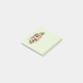 Cute Waterverf Sloth & Tropical Leaves Post-it® Notes (Schuin)