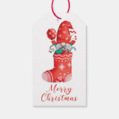 Cute Waterverf Snoep Gnome Cadeaus Labels Cadeaulabel (Achterkant)