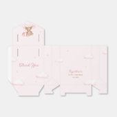 Cute Waterverf Teddy Bear Girl Baby shower Bedankdoosjes (Uitgevouwen)