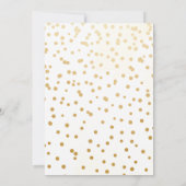 Cute Waterverf Unicorn gele uitnodiging (Achterkant)