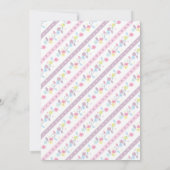 Cute Waterverf Unicorn & Rainbow Birthday Kaart (Achterkant)