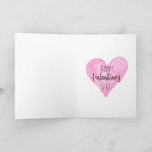 Cute Waterverf Valentijns Honden Card Kaart (Binnen)