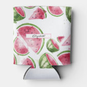 Cute Waterverf Watermelon Blikjeskoeler (Voorkant)