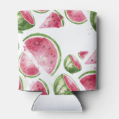 Cute Waterverf Watermelon Blikjeskoeler (Achterkant)
