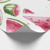Cute Waterverf Watermelon Cadeaupapier (Hoek)