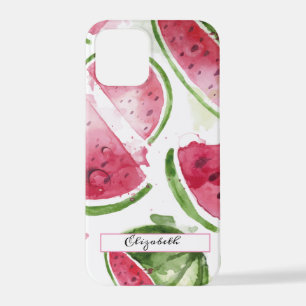 Cute Waterverf Watermelon iPhone 12 Pro Hoesje