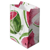 Cute Waterverf Watermelon Medium Cadeauzakje (Achterkant Gekanteld)
