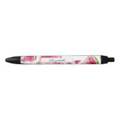 Cute Waterverf Watermelon Zwarte Inkt Pen (Voorkant)