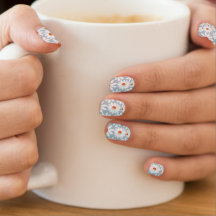 Cute Waterverf White Daisies