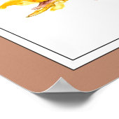 Cute Waterverf Wren Bird, Natuur, Wildlife Garden Poster (Hoek)