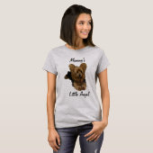 Cute Waterverf Yorkshire Terrier T-Shirt (Voorkant volledig)