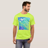 Cute Waves Patronen T-shirt (Voorkant volledig)